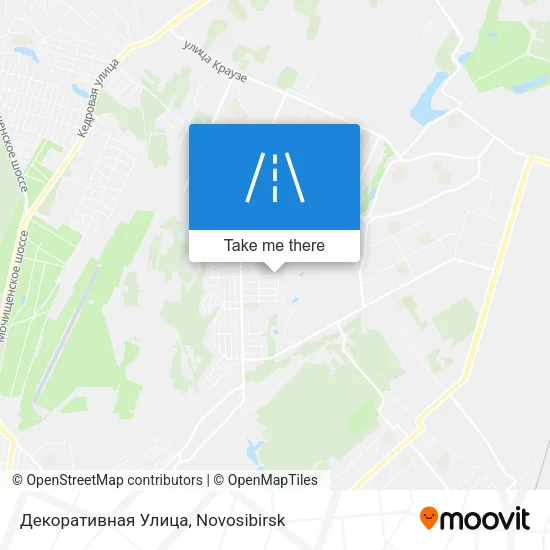 Декоративная Улица map