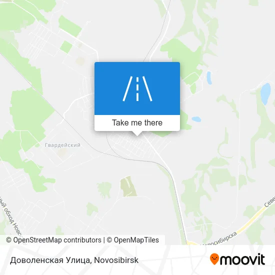 Доволенская Улица map