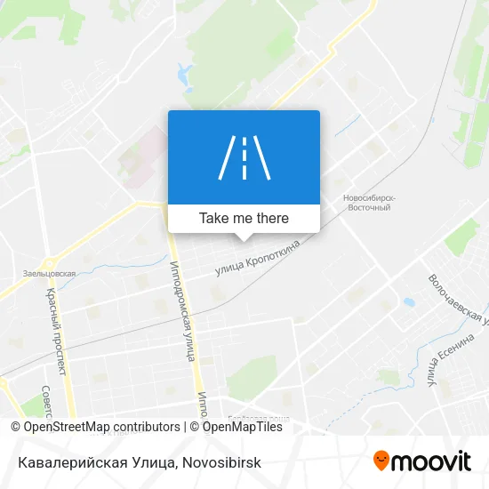 Кавалерийская Улица map