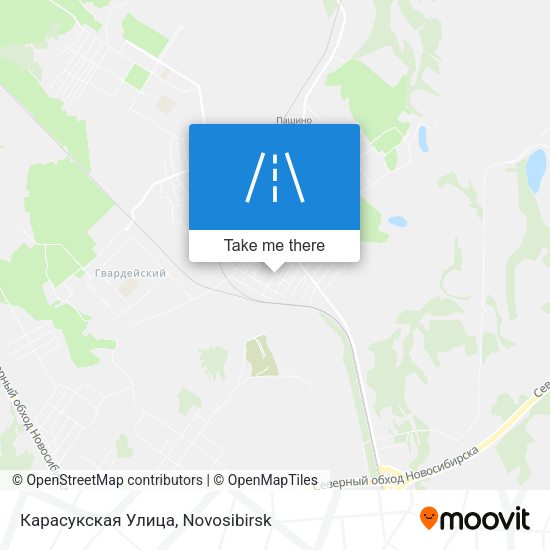 Карасукская Улица map