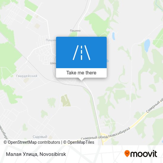 Малая Улица map