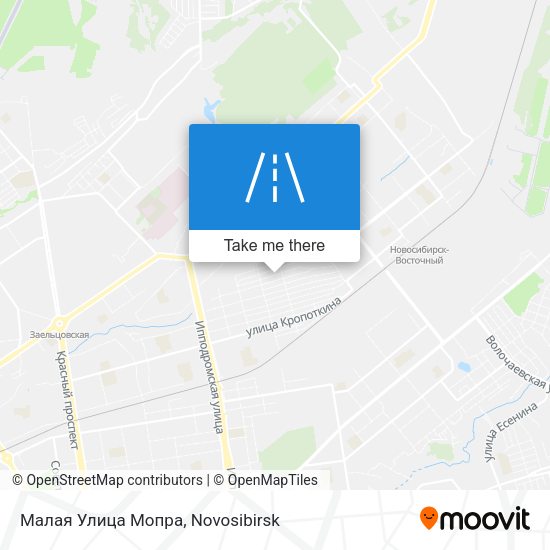 Малая Улица Мопра map