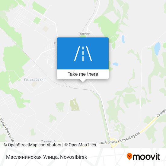 Маслянинская Улица map