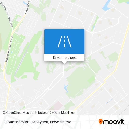 Новаторский Переулок map