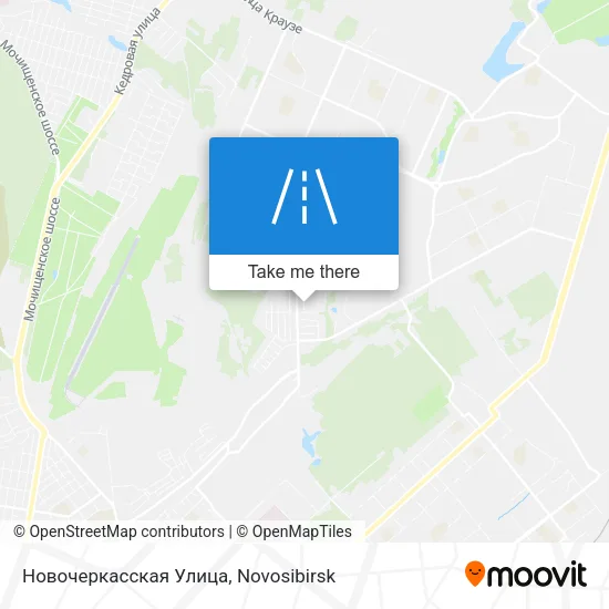 Новочеркасская Улица map