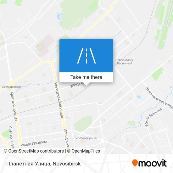 Планетная Улица map