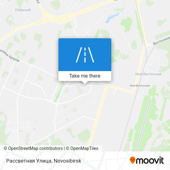 Рассветная Улица map
