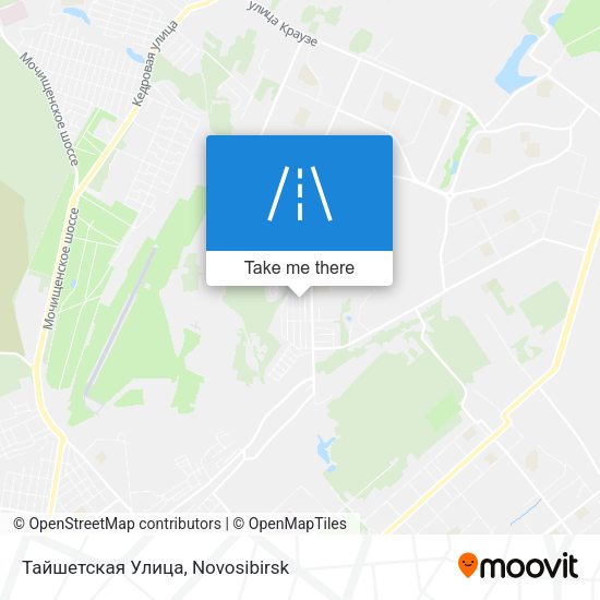 Тайшетская Улица map
