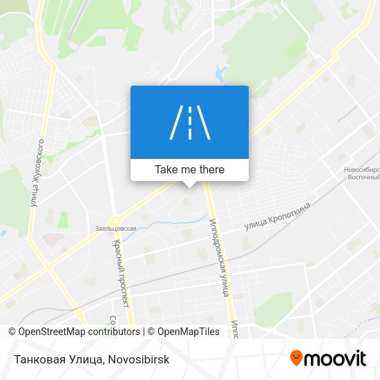 Танковая Улица map