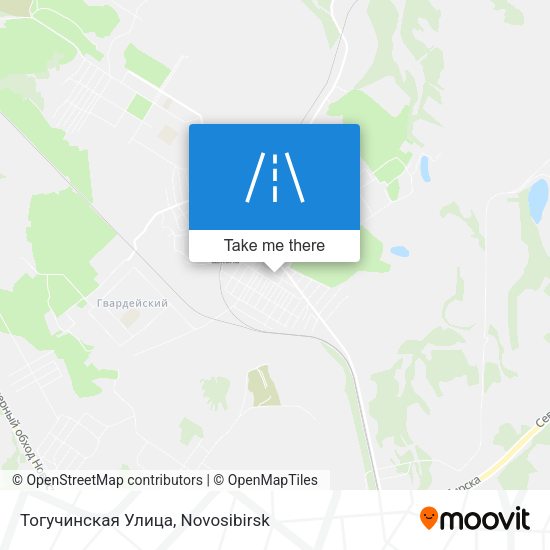 Тогучинская Улица map