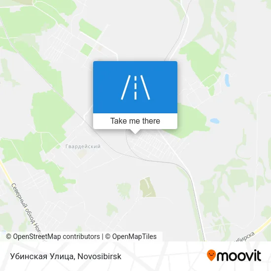 Убинская Улица map