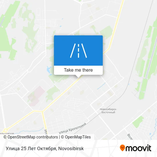 Улица 25 Лет Октября map