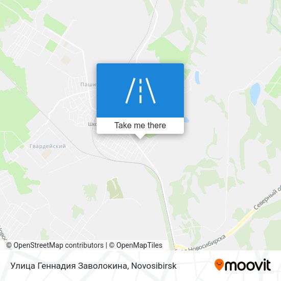 Улица Геннадия Заволокина map
