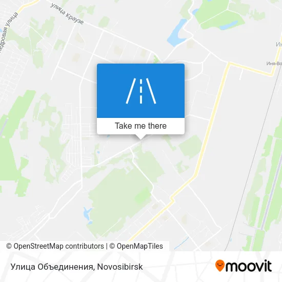 Улица Объединения map