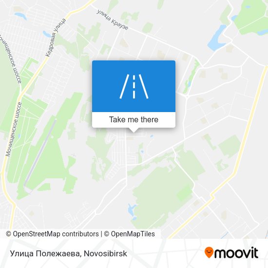 Улица Полежаева map