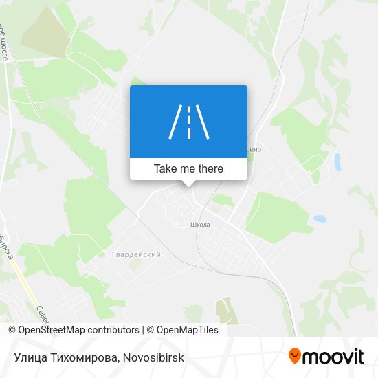 Улица Тихомирова map