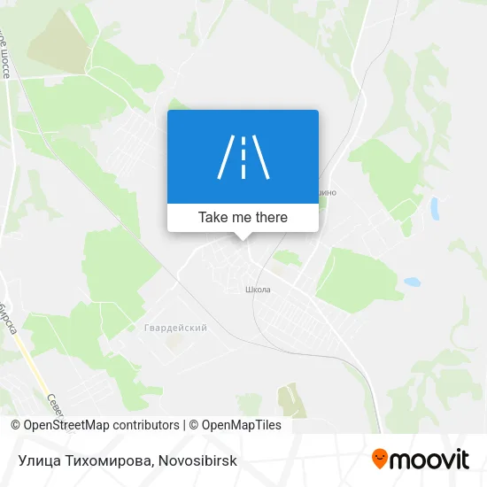 Улица Тихомирова map