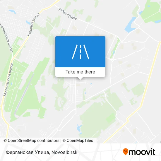 Ферганская Улица map
