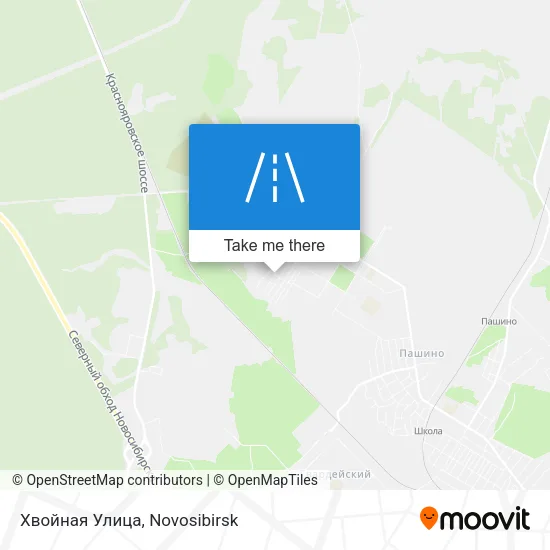Хвойная Улица map