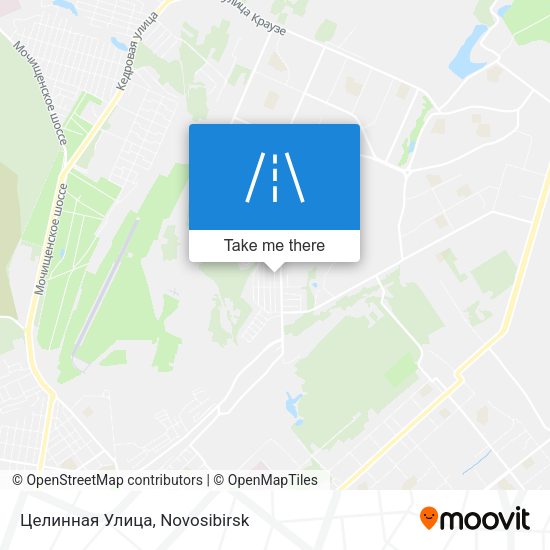 Целинная Улица map