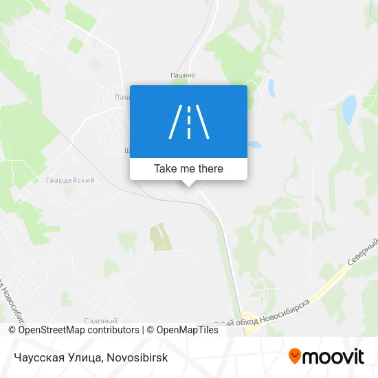 Чаусская Улица map