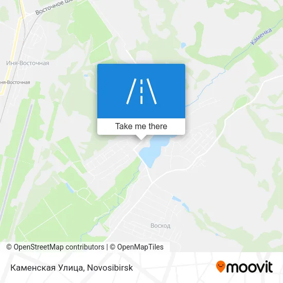 Каменская Улица map