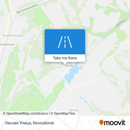 Лесная Улица map