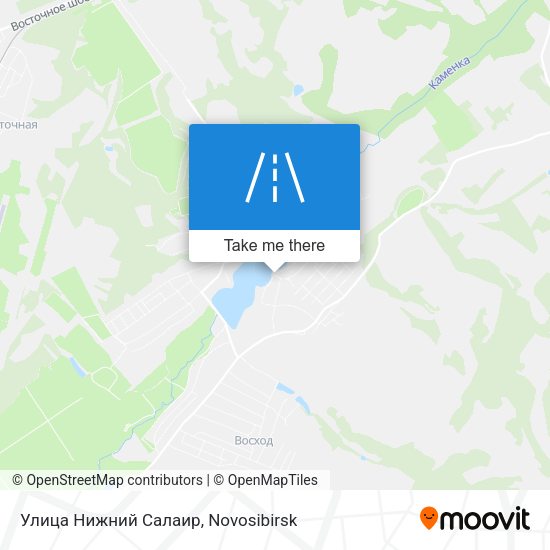 Улица Нижний Салаир map
