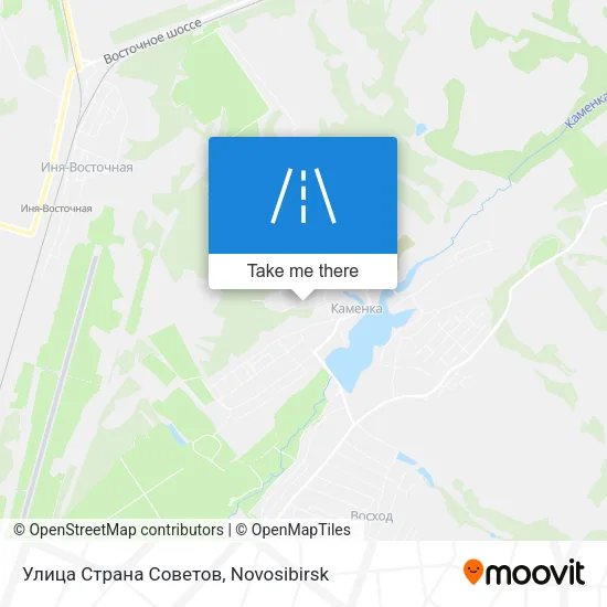 Улица Страна Советов map