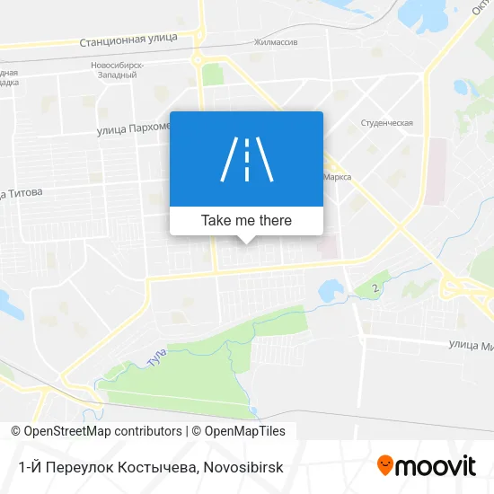 1-Й Переулок Костычева map