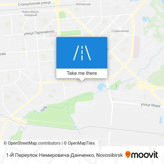 1-Й Переулок Немировича-Данченко map