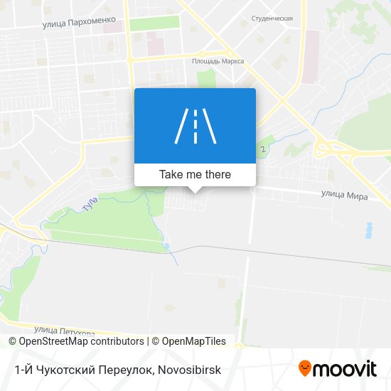 1-Й Чукотский Переулок map