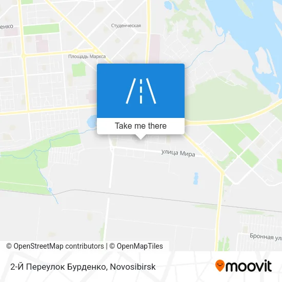 2-Й Переулок Бурденко map