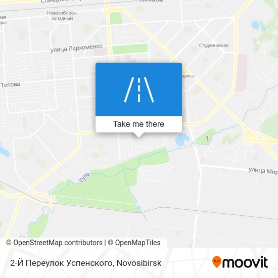 2-Й Переулок Успенского map