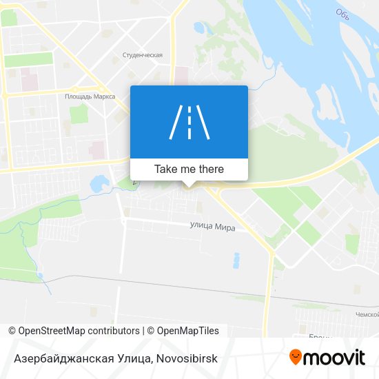 Азербайджанская Улица map