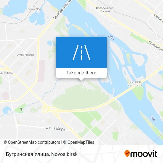 Бугринская Улица map