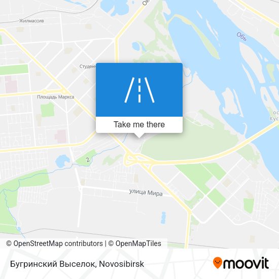 Бугринский Выселок map