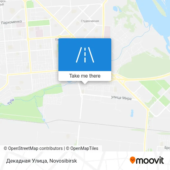 Декадная Улица map