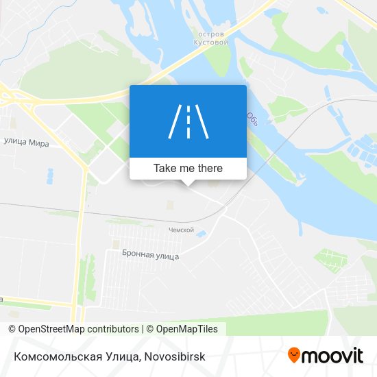 Комсомольская Улица map