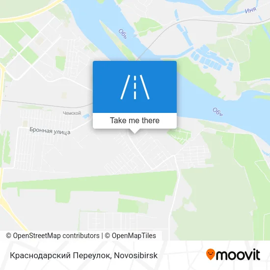Краснодарский Переулок map