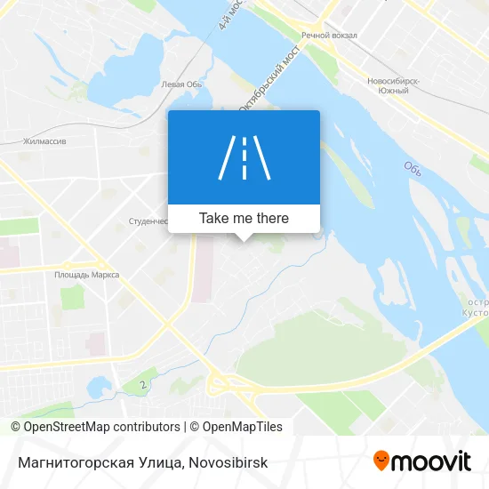 Магнитогорская Улица map