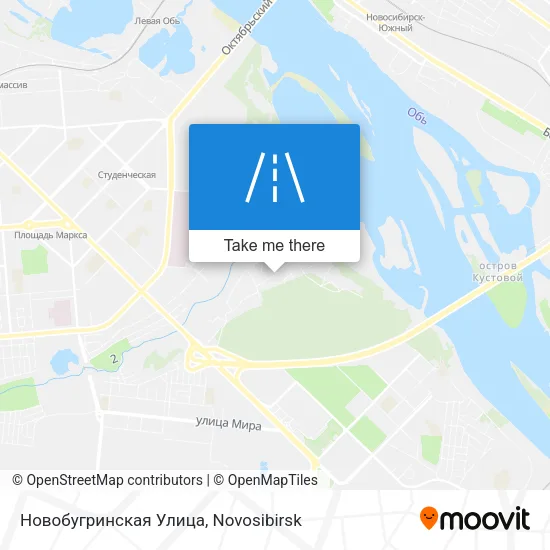 Новобугринская Улица map