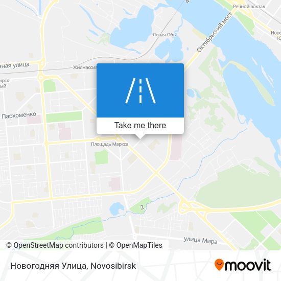 Новогодняя Улица map
