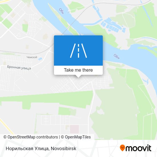 Норильская Улица map