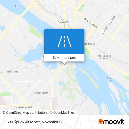 Октябрьский Мост map