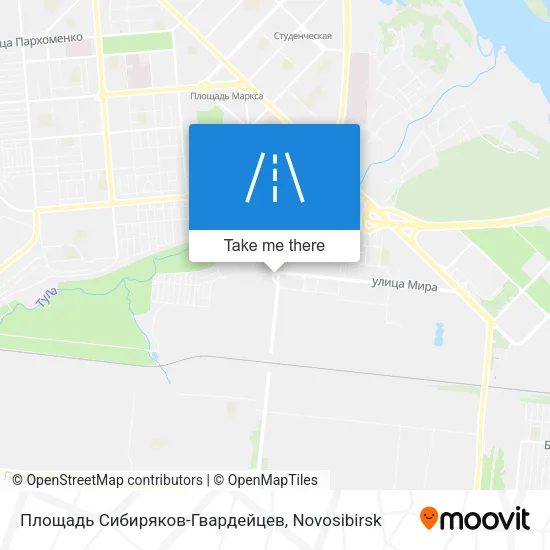 Площадь Сибиряков-Гвардейцев map