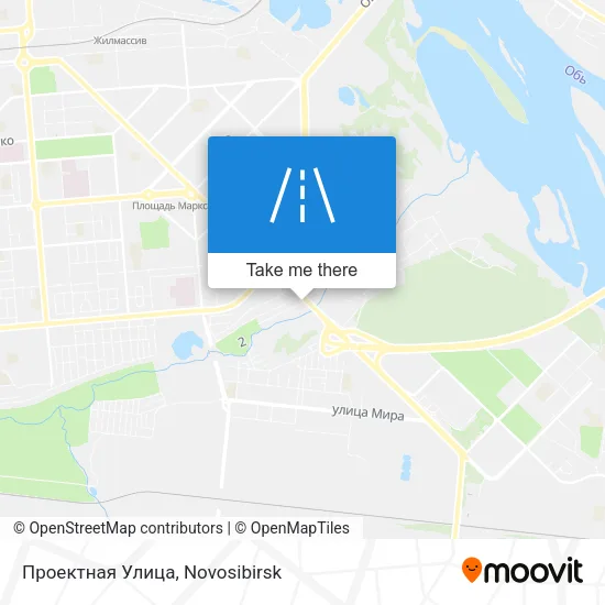 Проектная Улица map