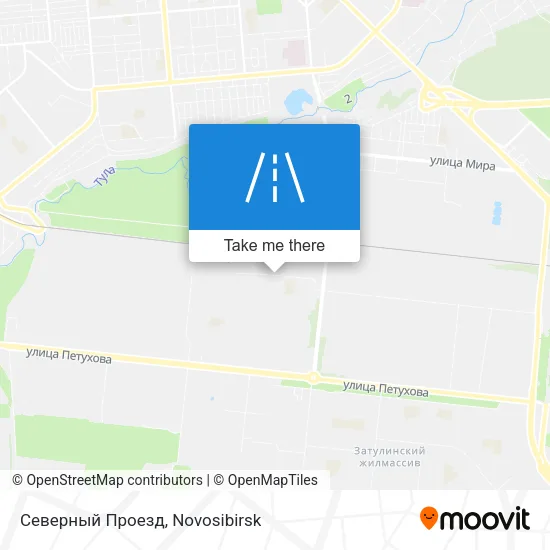 Северный Проезд map