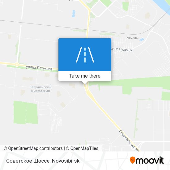 Советское Шоссе map