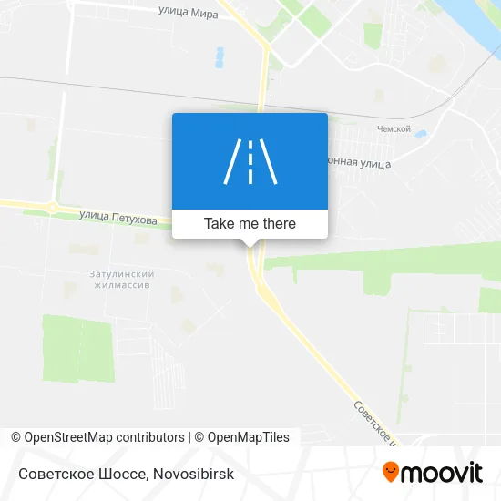 Советское Шоссе map